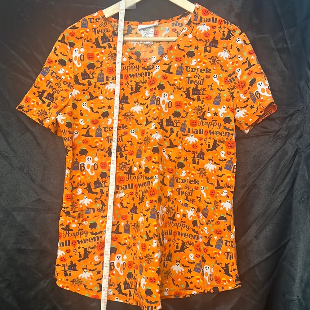 Halloween Scrub Top